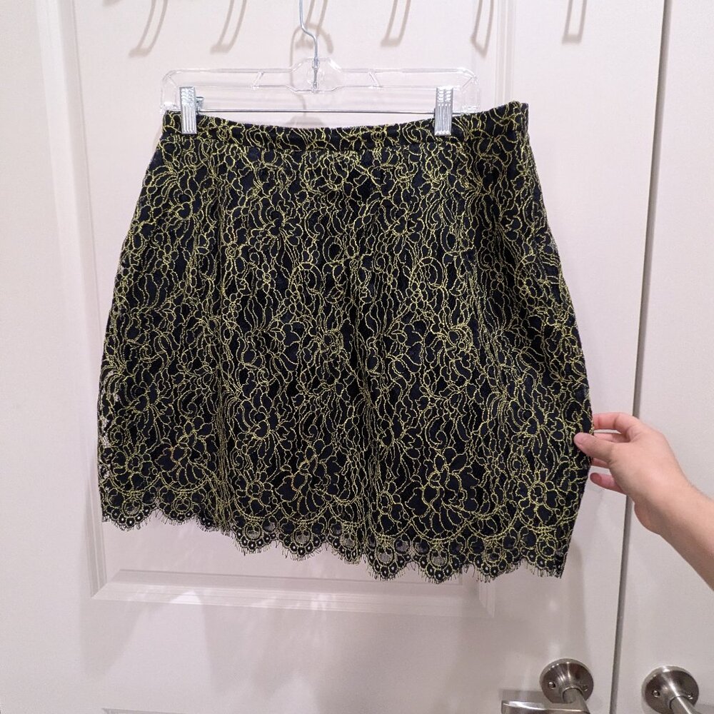 J. Crew Women's Lace Mini Skirt SZ 8